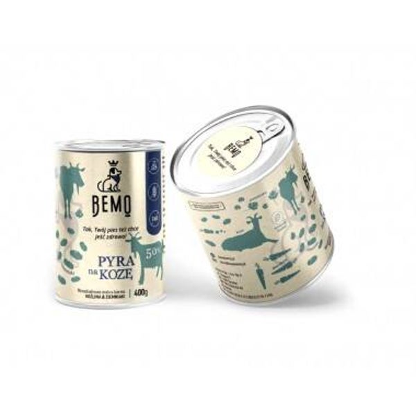 400g. Bemo Mono-Eiwit nat Hondenvoer Geit&Aardappelen