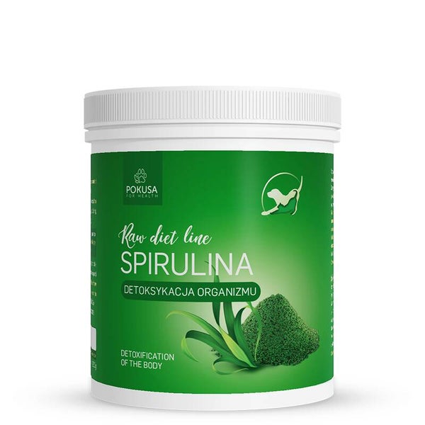 250g. Pokusa RawDietLine Spirulina Natuurlijk Supplement voor Honden&Katten