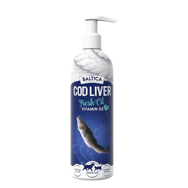 Baltica Cod Liever Fresh Oil 400ml.