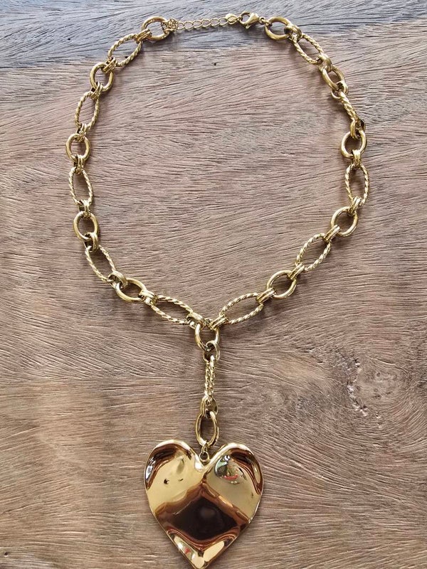 Hartslagketting goud