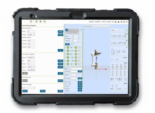 11" tablet in an industrial casing