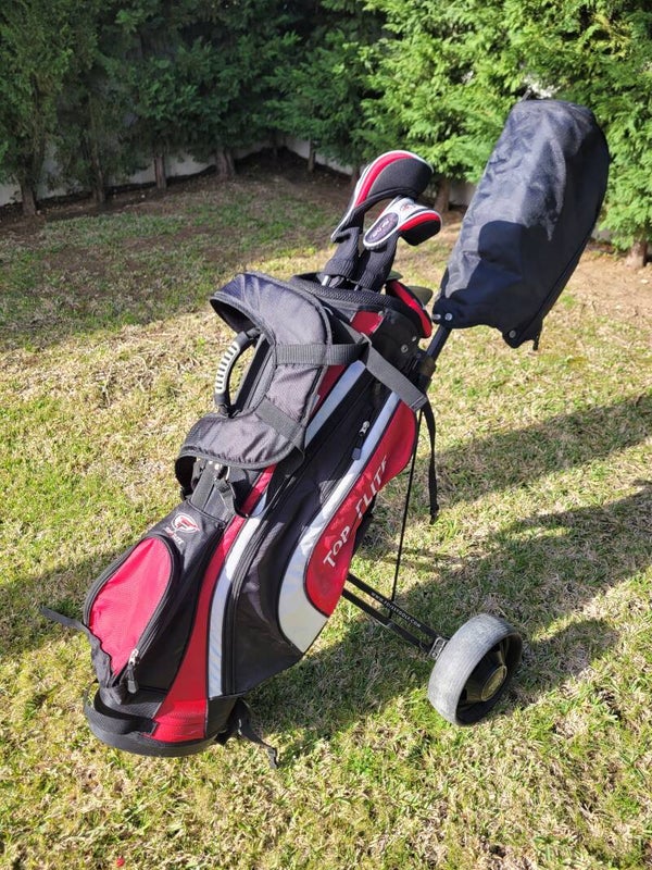 Sac de Golf avec clubs et chariot