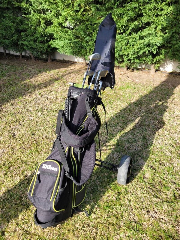 Sac de Golf avec clubs et chariot