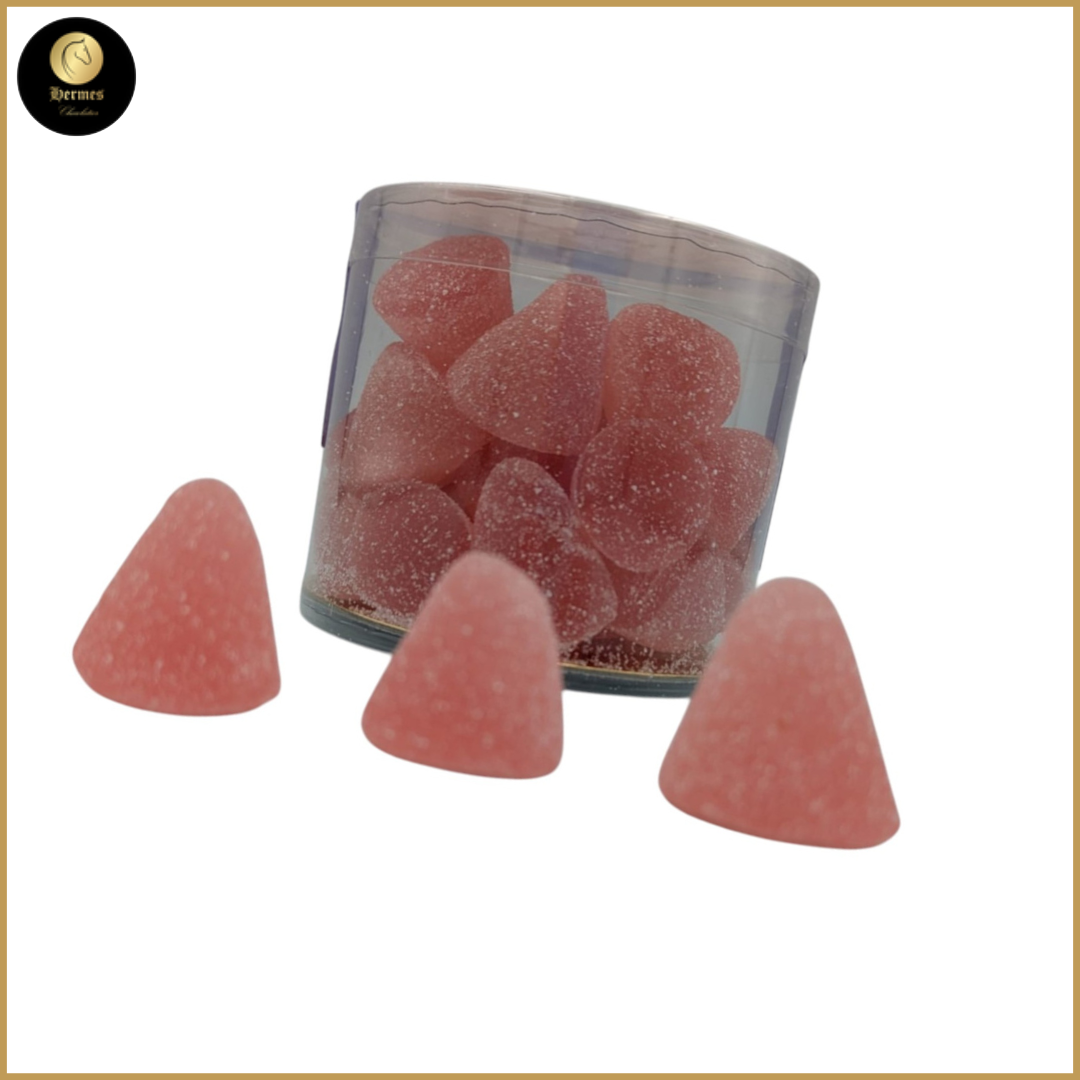 Artisanale snoepjes framboos Citroenverbena