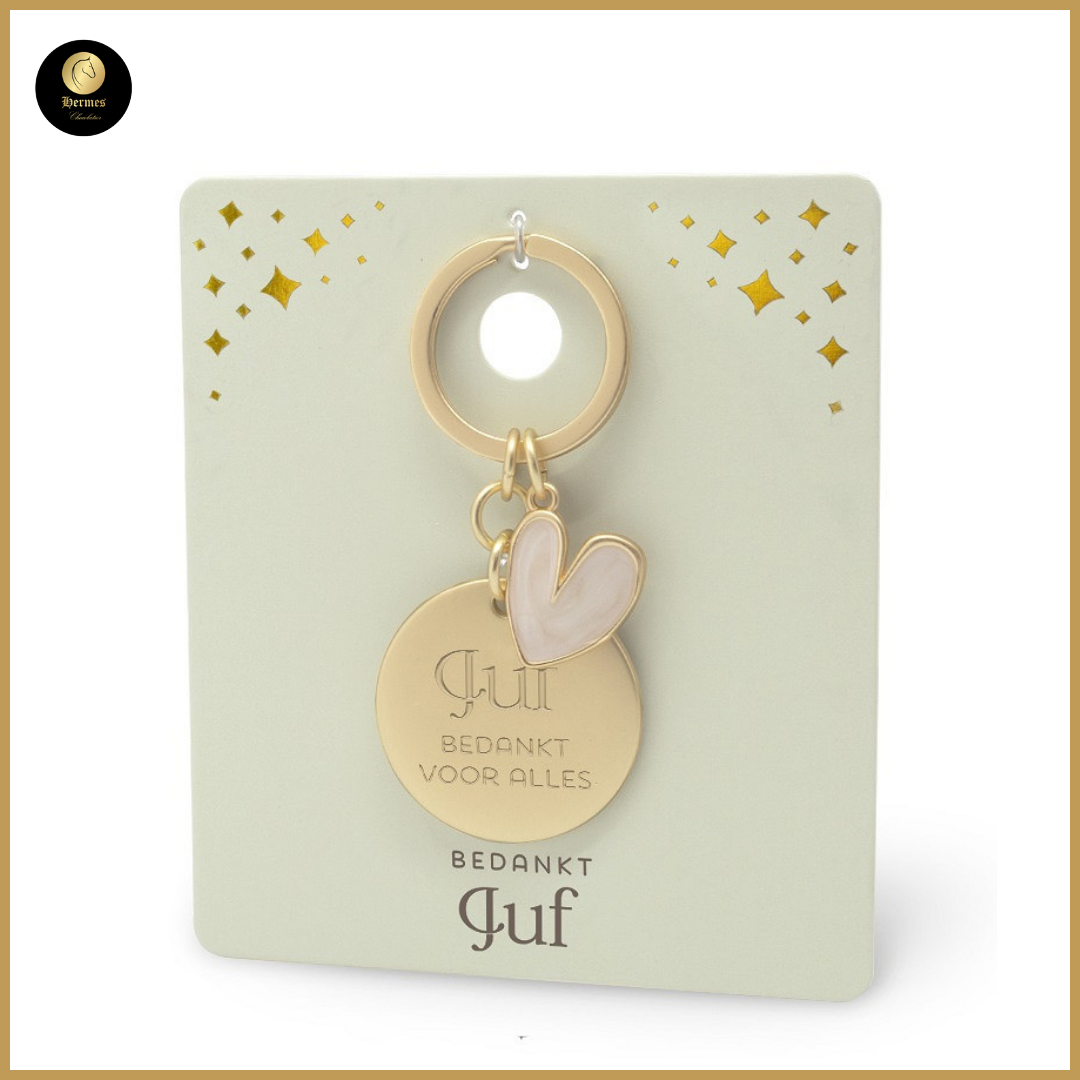 Hanger edelsteen  'JUF'