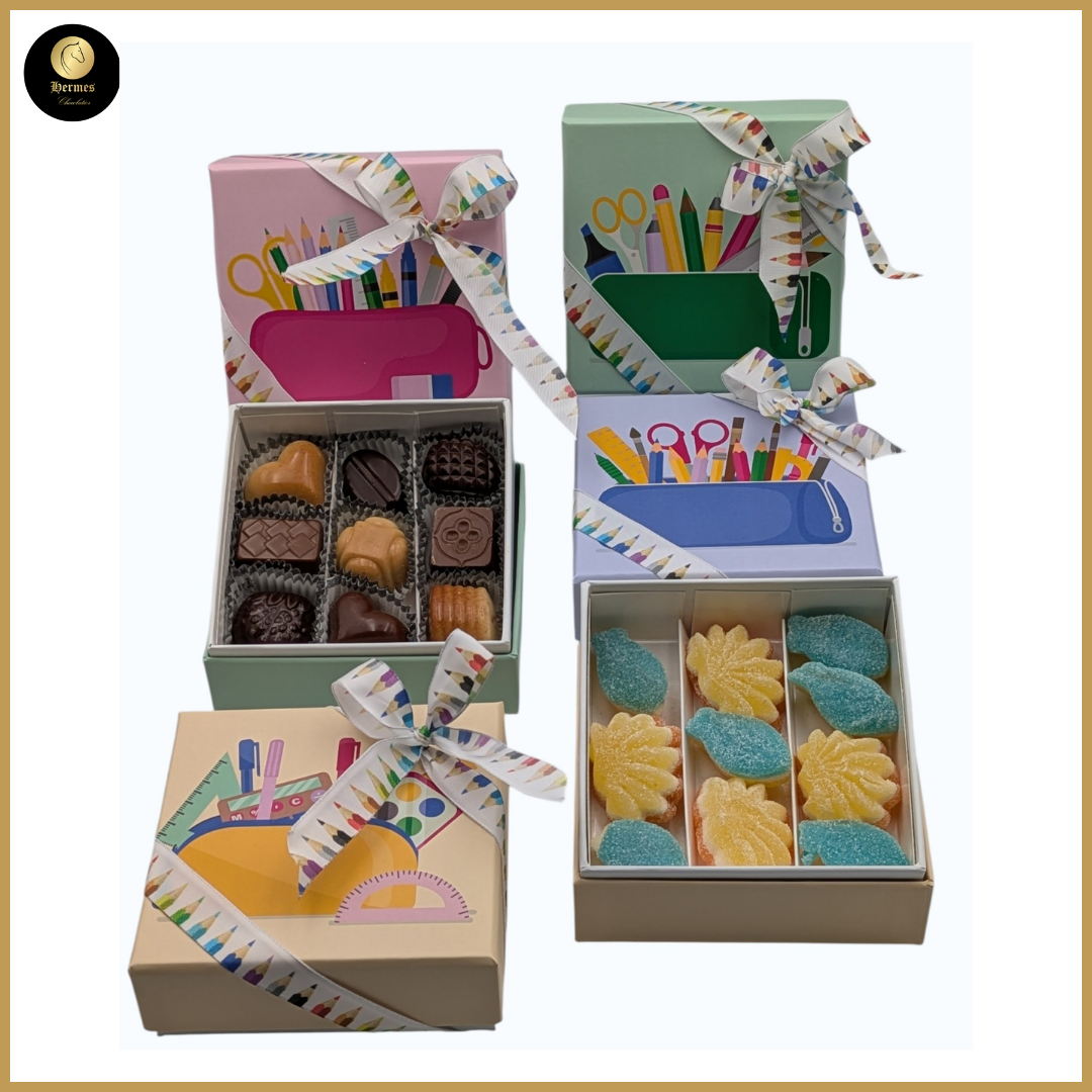 Geschenkdoos gevuld met lekkers