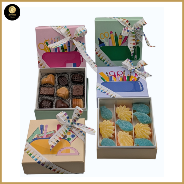 Geschenkdoos gevuld met lekkers