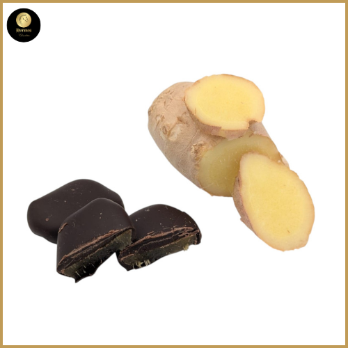 Gemberschijven met chocolade