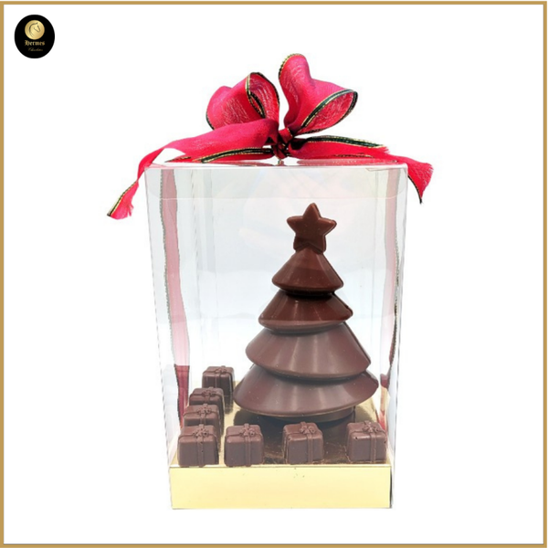 Chocoladekerstboom met ster