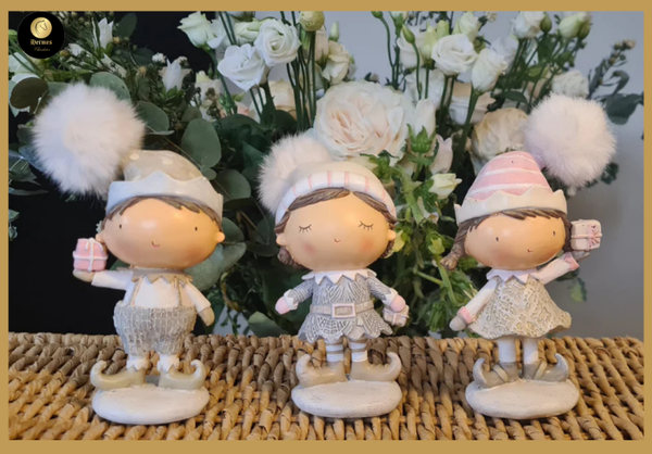Elfjes met pompon 13cm