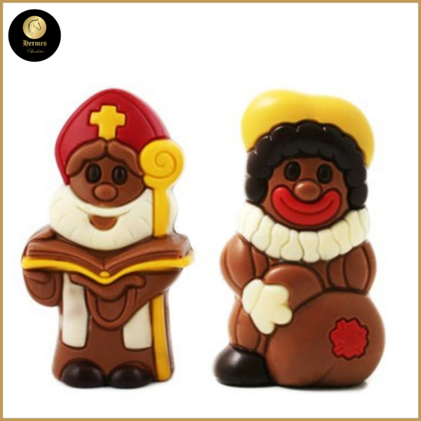Sinterklaas en Piet  12cm
