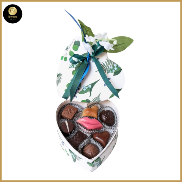 Geschenkdoos hartje 8 pralines