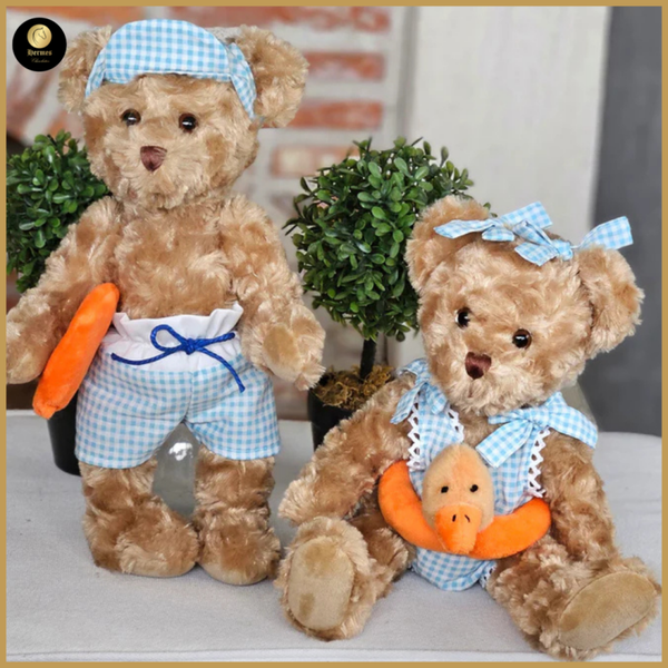 Berenkoppel met zwemoutfit, 30cm