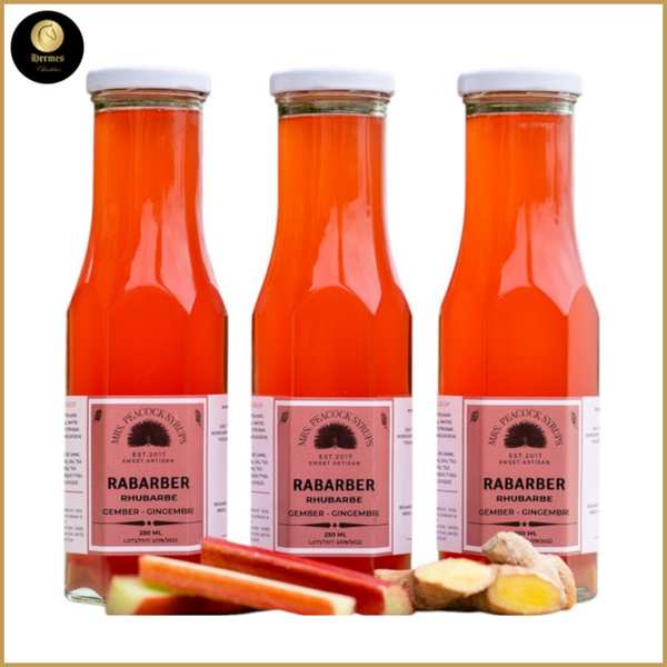 Rabarber-Gember siroop