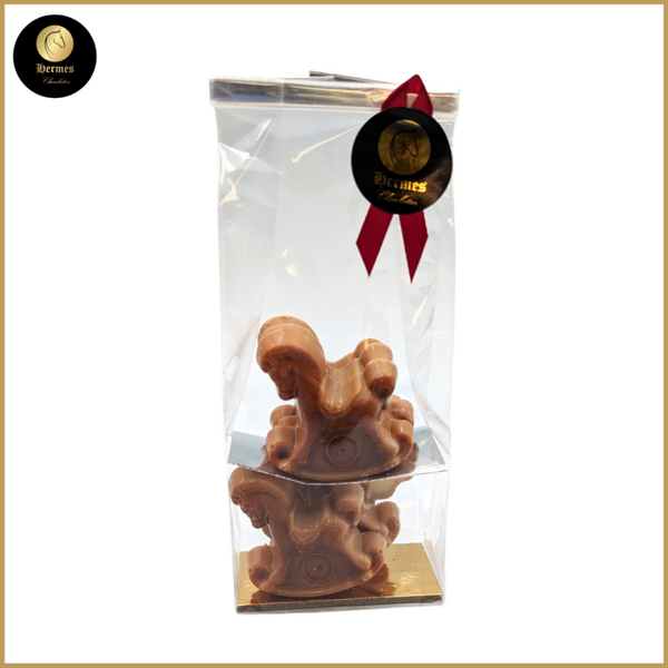 Schommelpaardjes praliné vulling