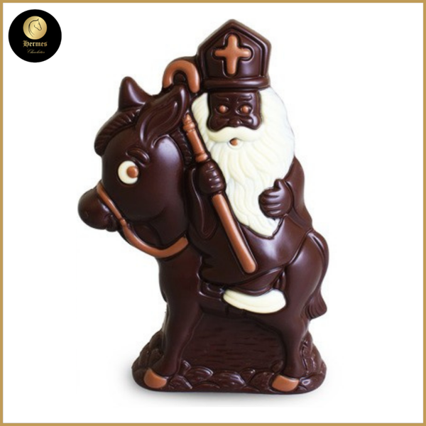 Sinterklaas op ezel 18cm