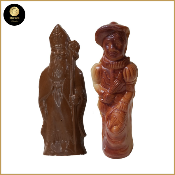 Sinterklaas en Roetpiet 12cm