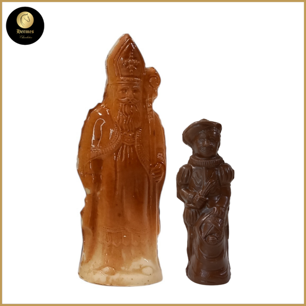 Sinterklaas 18cm en Roetpiet 12cm