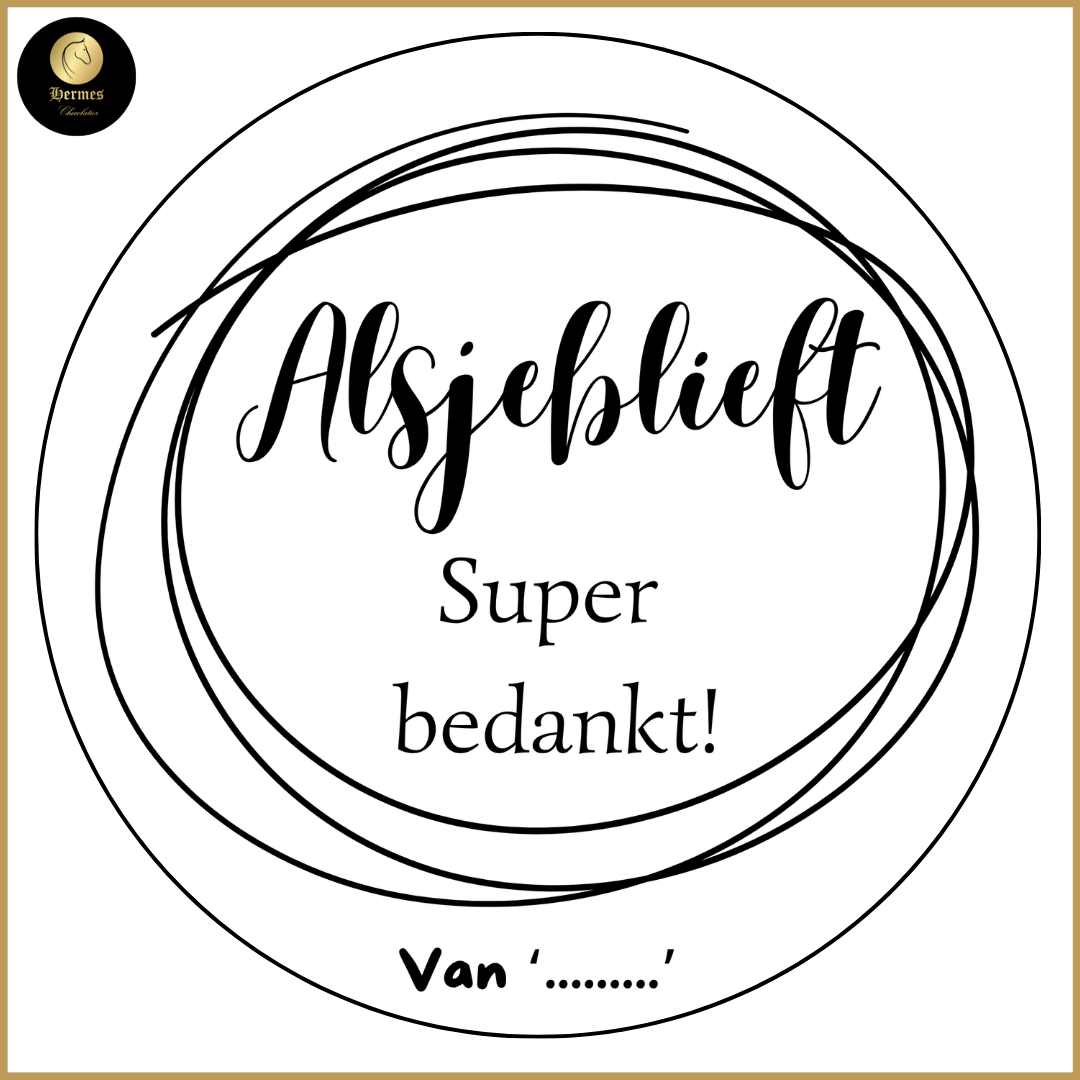 Gepersonaliseerde stickers 'Alsjeblieft'