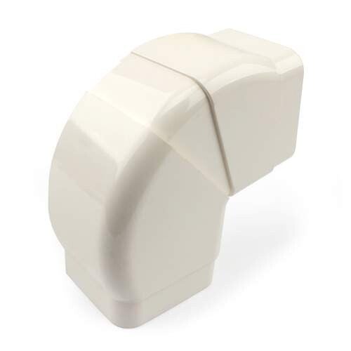 Verstelbare platte bocht 74x55mm 45 - 90 Graden