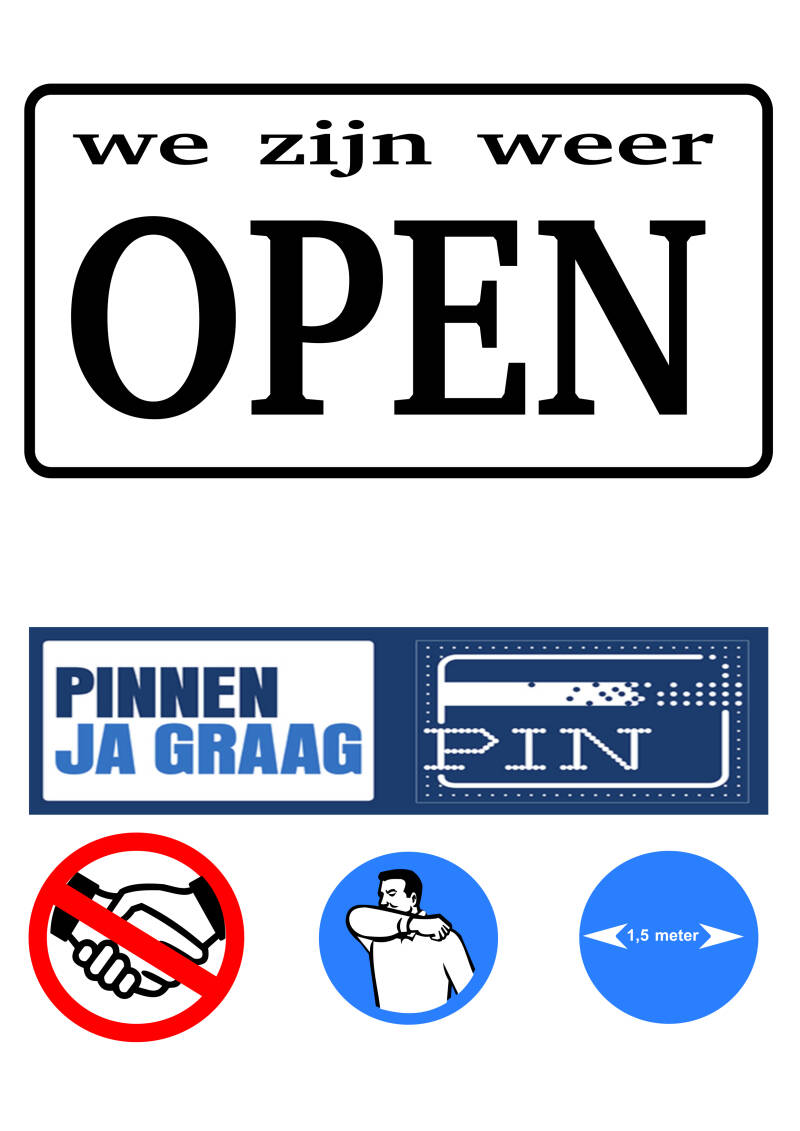 We zijn weer open
