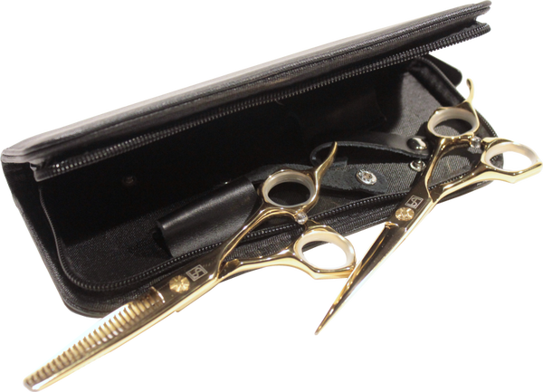 Sweeney T. schaar Golden scissor 6" + coupeschaar 6