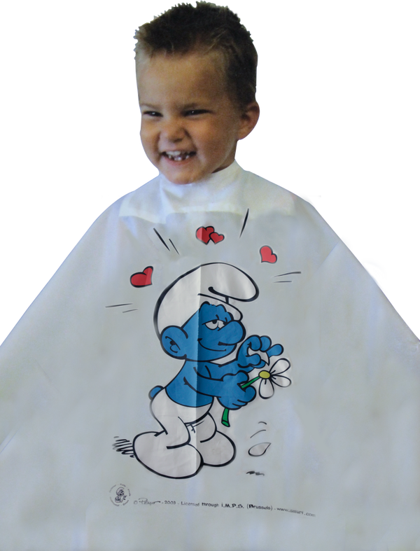 Nebur kapmantel Smurf art.nr. 1019