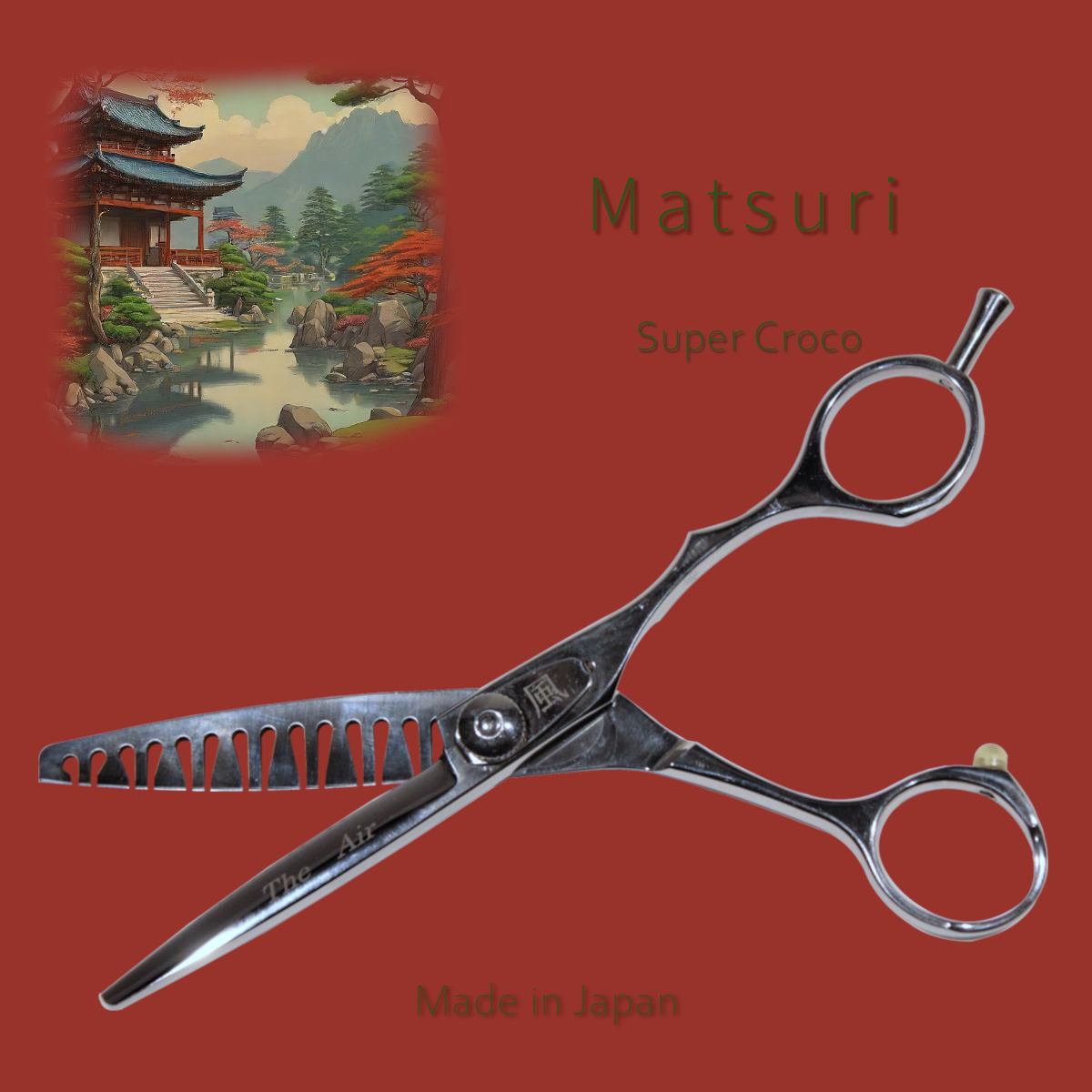 Matsuri "The Air" SUPER CROCO Textuur schaar