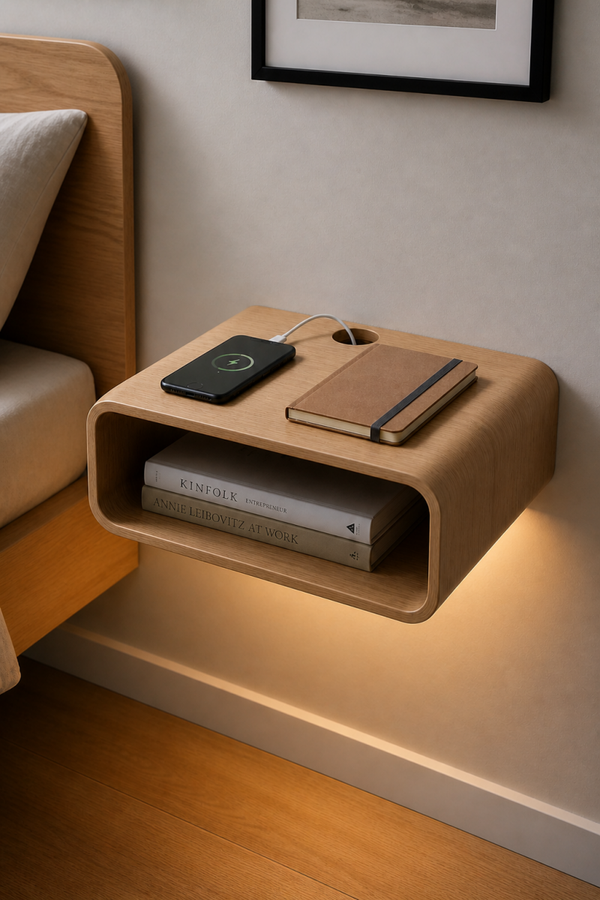 NightBox LED – Comodino sospeso moderno