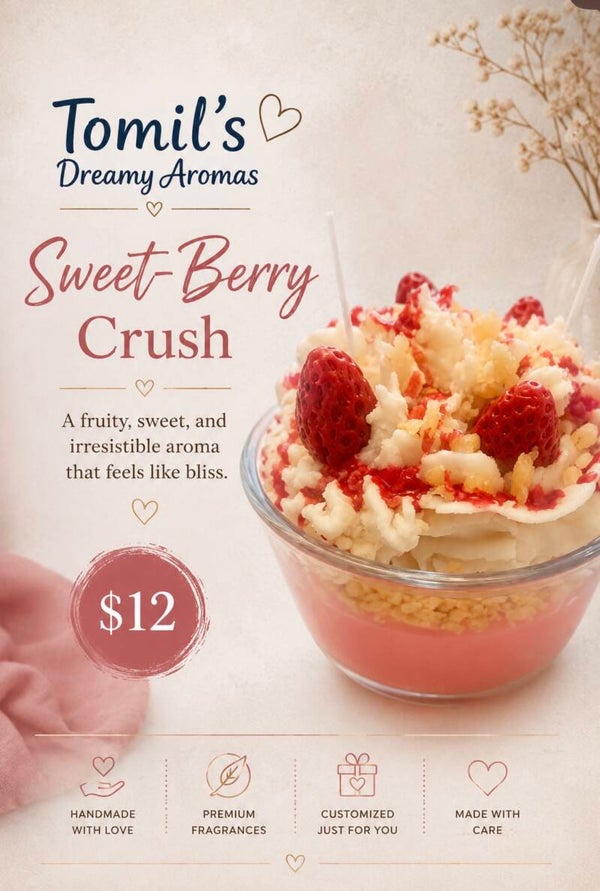 L Sweet berry crumble