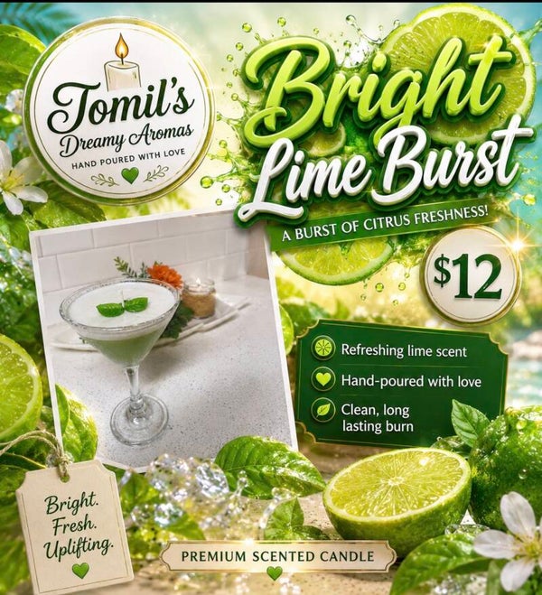 Bright lime burst