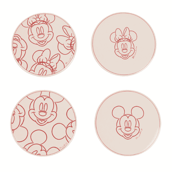 Onderzetters – Mickey & Friends – Mickey & Minnie Love - Disney