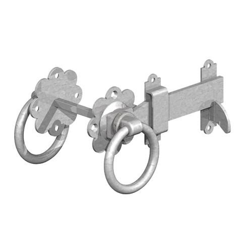 Ring latch galvanised