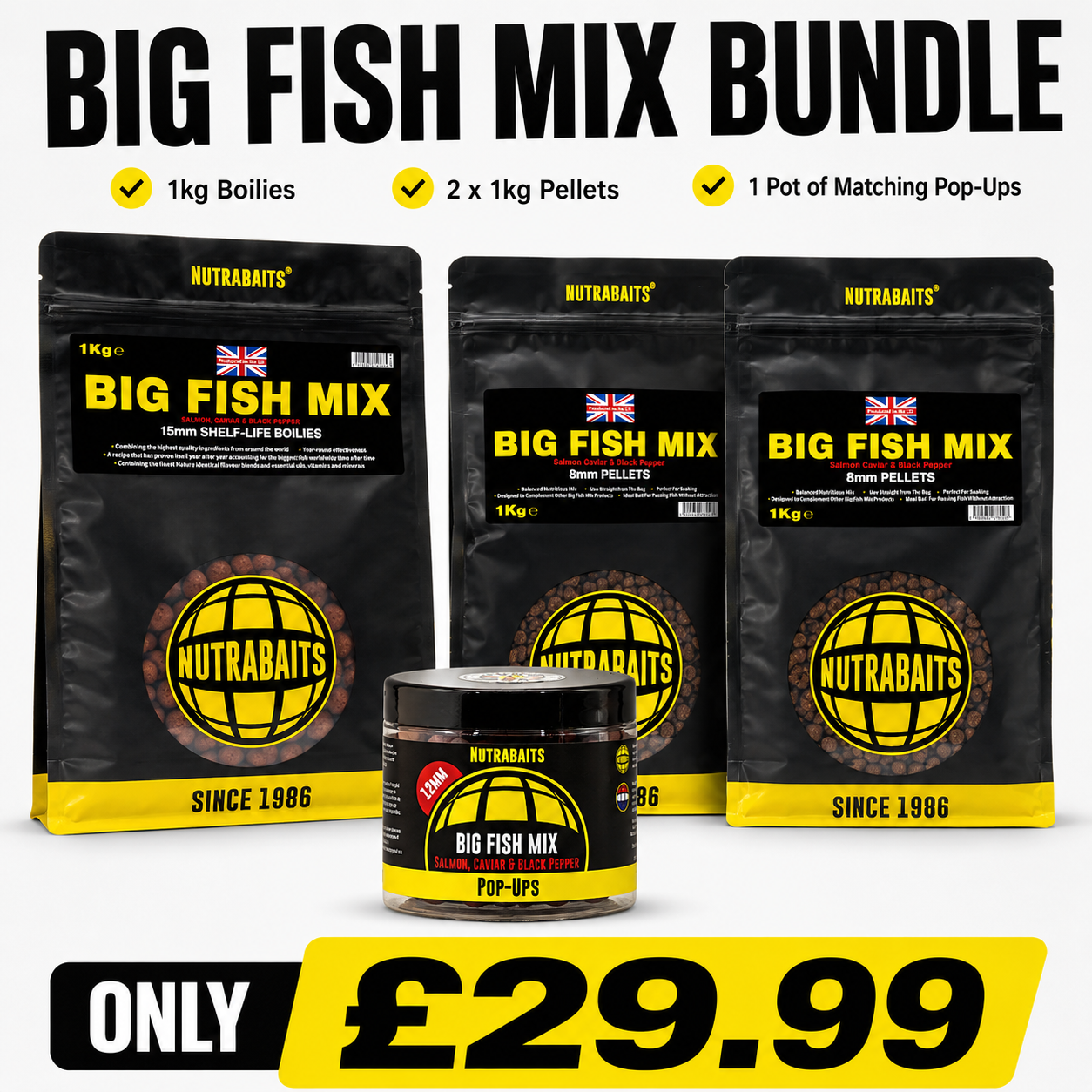 NutraBaits Big Fish Mix Bundle