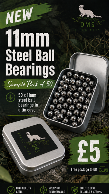 11mm Steel Ball Bearings (SAMPLE 50)