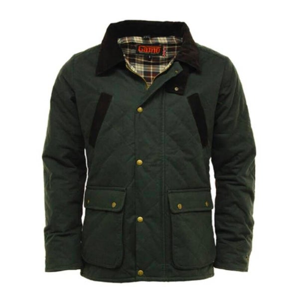 GAME OXFORD QUILTED WAX JACKET