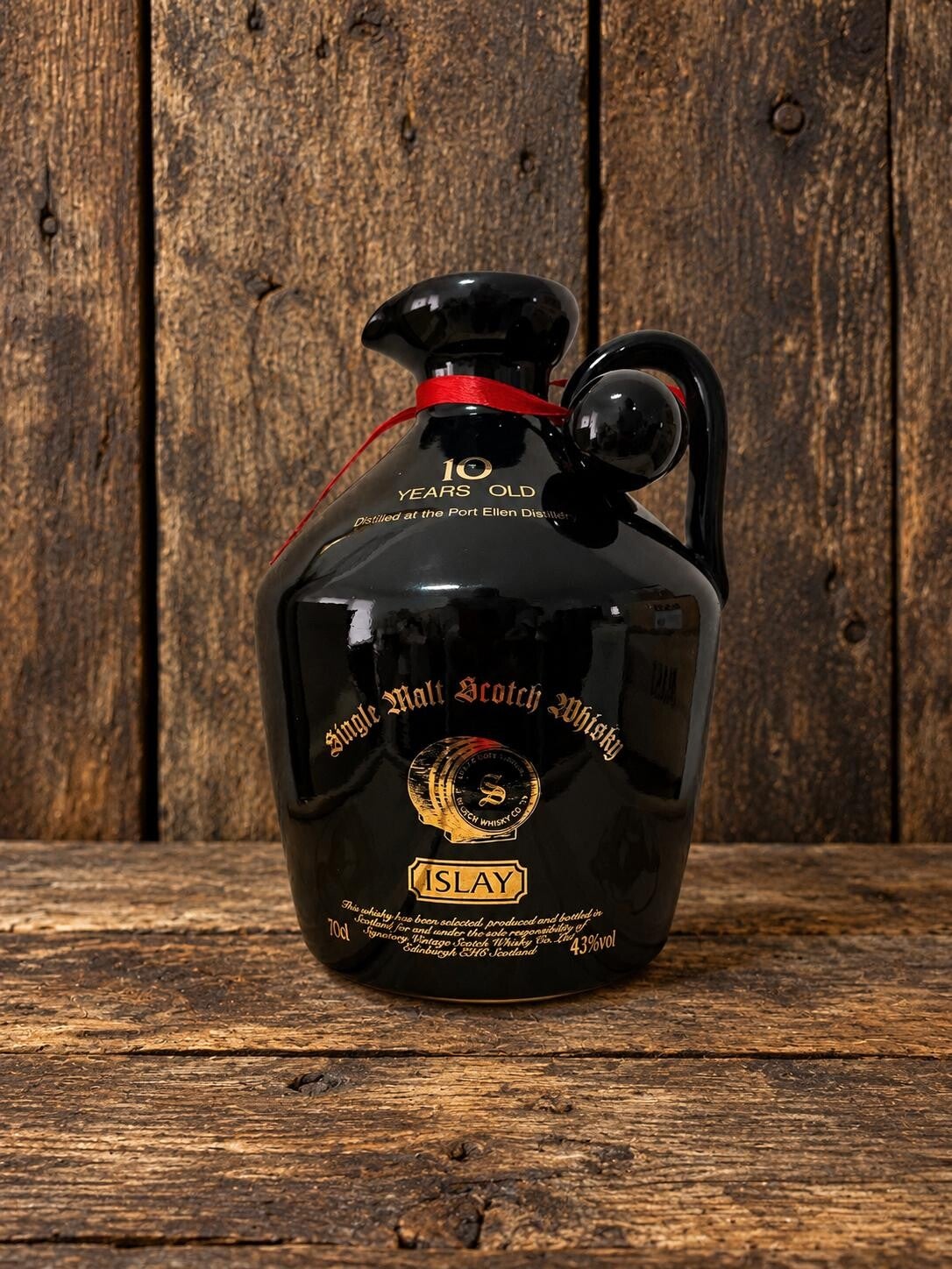 Port Ellen 10 Year Old Signatory Ceramic Flagon 70cl. 43%