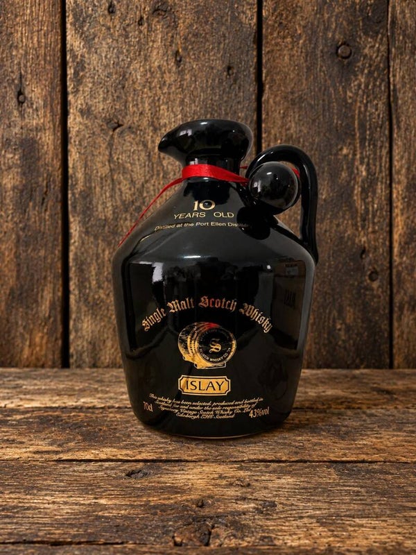 Port Ellen 10 Year Old Signatory Ceramic Flagon 70cl. 43%