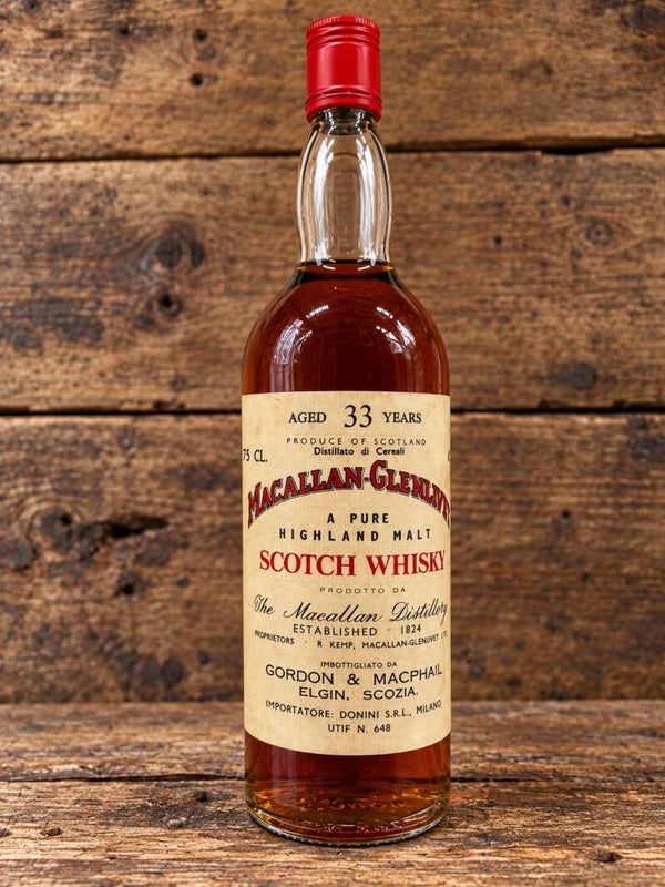Macallan-Glenlivet - 33 Year Old 1970s (Gordon & MacPhail) 75cl. 40%