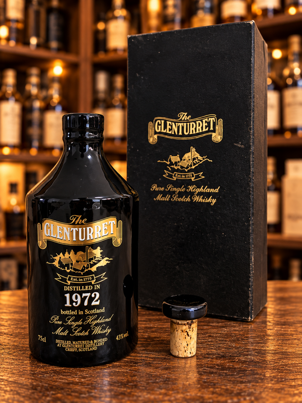 Glenturret 1972 Rare Ceramic Decanter 37,5cl. 43%