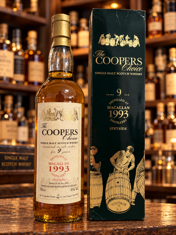 Macallan 1993 The Cooper's Choice 10 Year Old 70cl. 43%