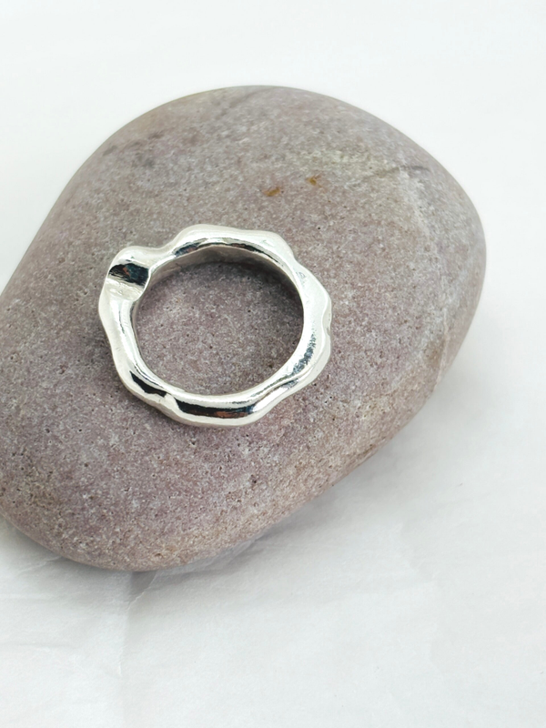 Ring zilver (maat 52-53)