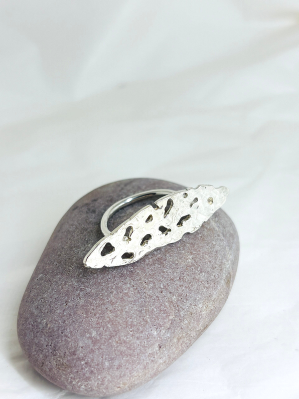 Zilveren ring (maat 54-55-56)