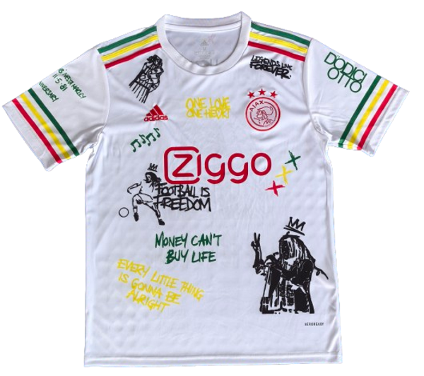 Camiseta Ajax x Bob Marley