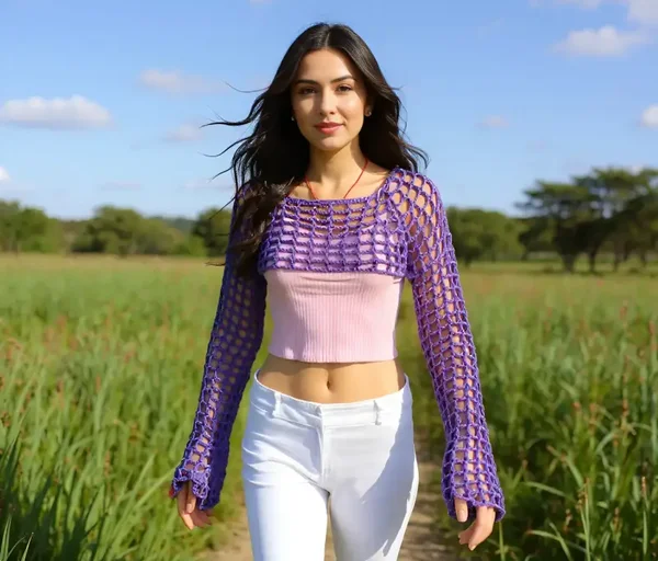 Crop top Violetta