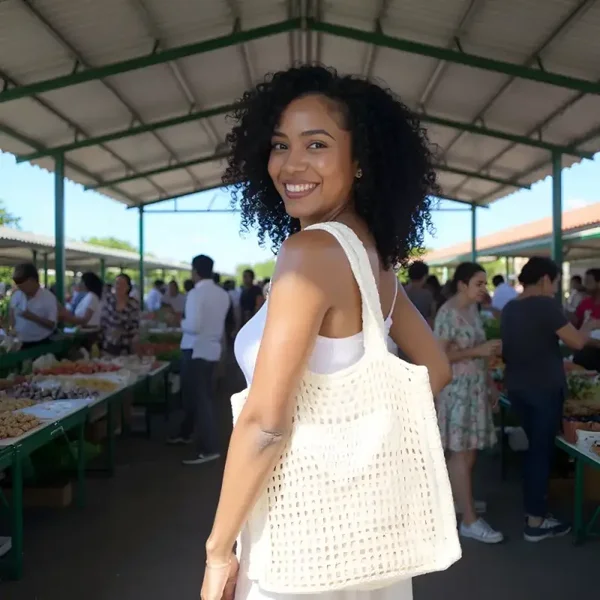 Sac de plage Louxor blanc