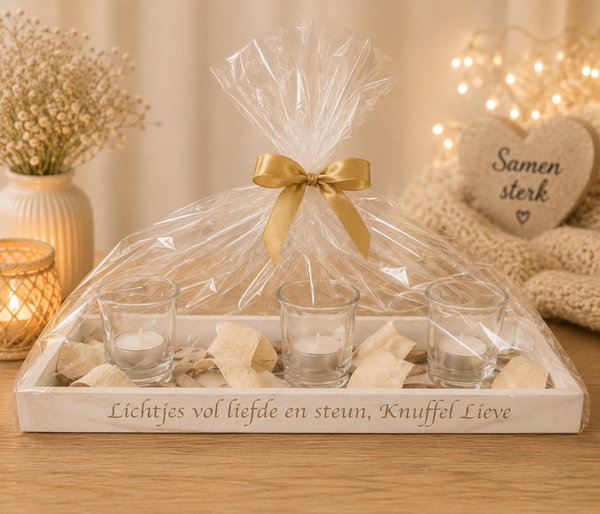 Kaarsenset "Lichtjes vol liefde en steun"
