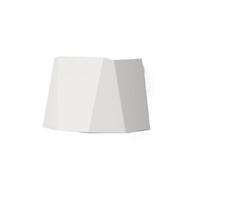 GARDD-A3WALL-FACET-WHITE