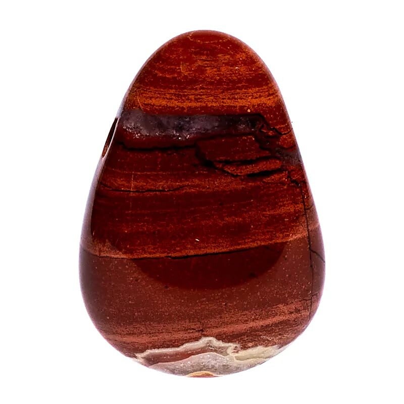 Jaspis rot Anhänger gebohrt