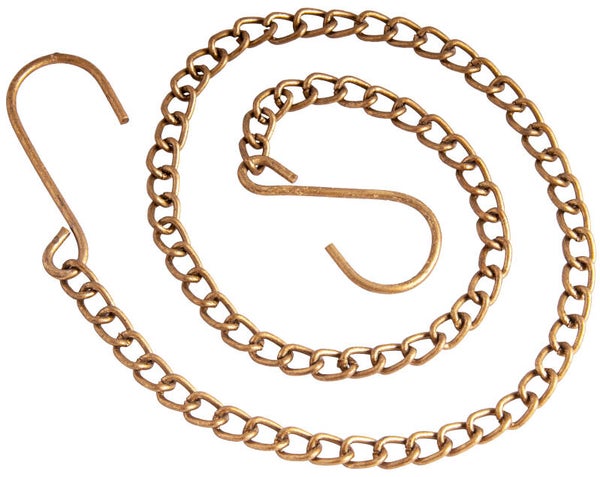 Laternenkette Messing antik